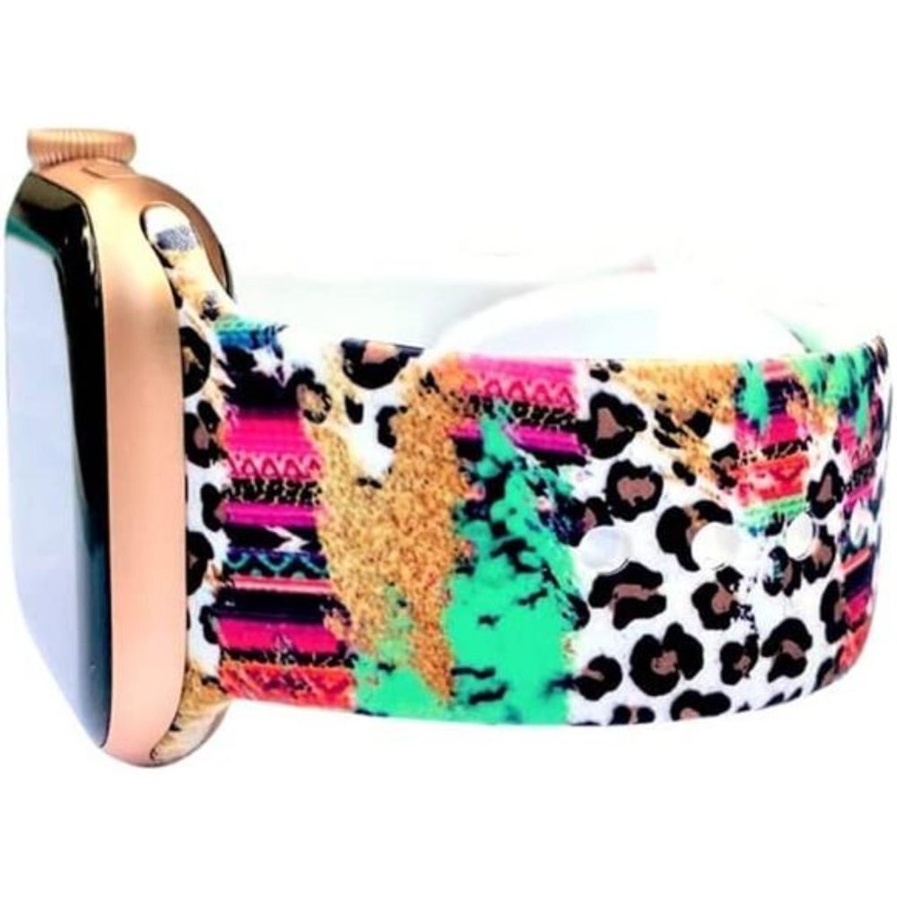 NEW Colorful Leopard Luxury Apple Watch Band